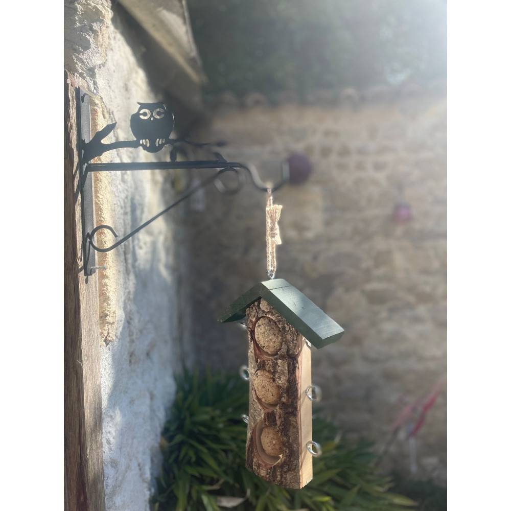Zolux - Support 3 Boules de graisse en bois massif pour oiseaux - Imagen 4