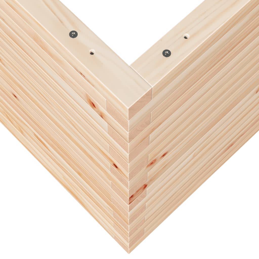 Maison Chic - Jardinière, Bac à fleurs, Pot de fleurs 80x80x68,5 cm bois de pin massif - Imagen 7