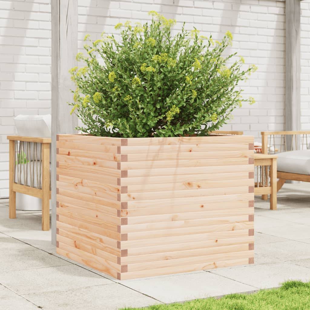 Maison Chic - Jardinière, Bac à fleurs, Pot de fleurs 80x80x68,5 cm bois de pin massif - Imagen 3