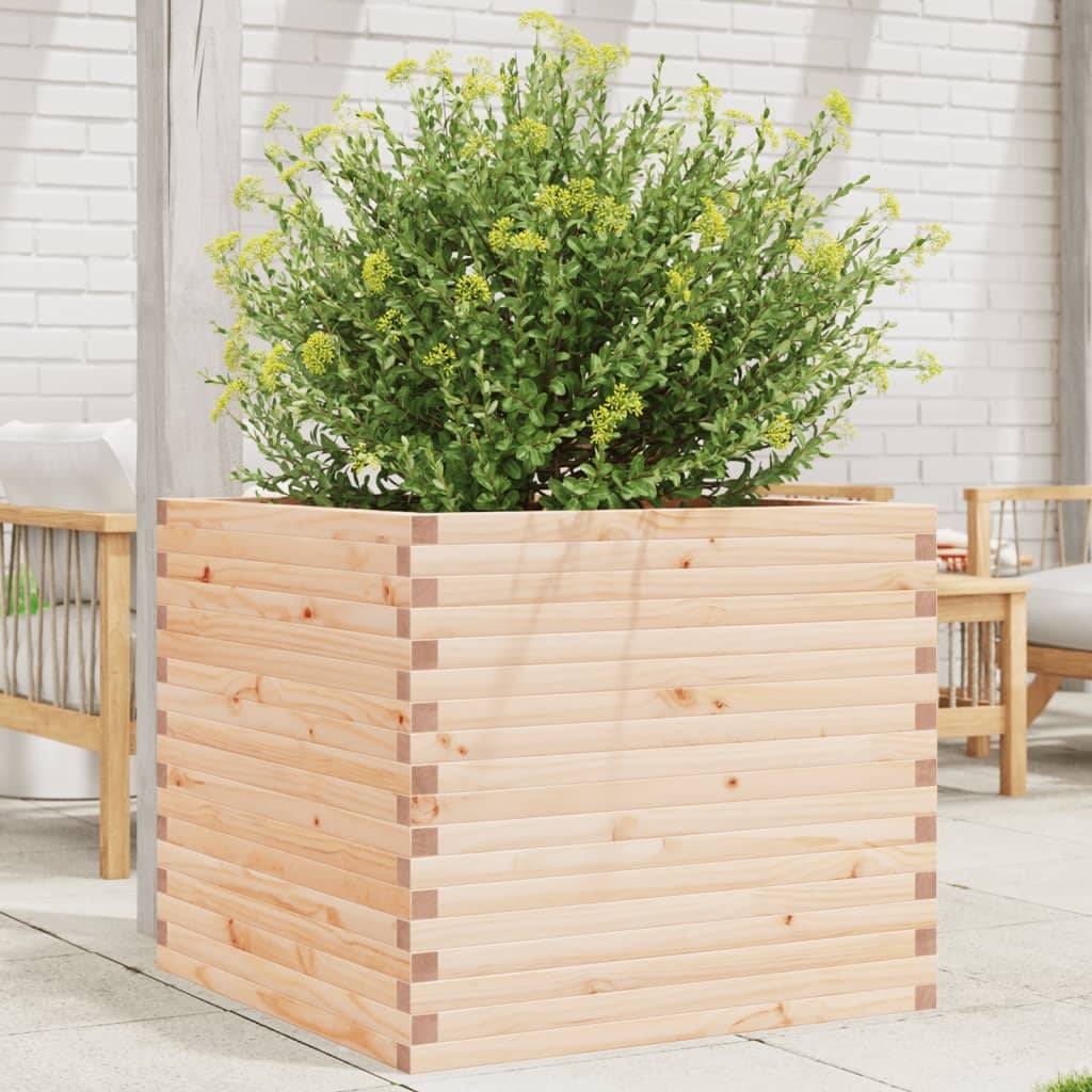 Maison Chic - Jardinière, Bac à fleurs, Pot de fleurs 80x80x68,5 cm bois de pin massif - Imagen 2