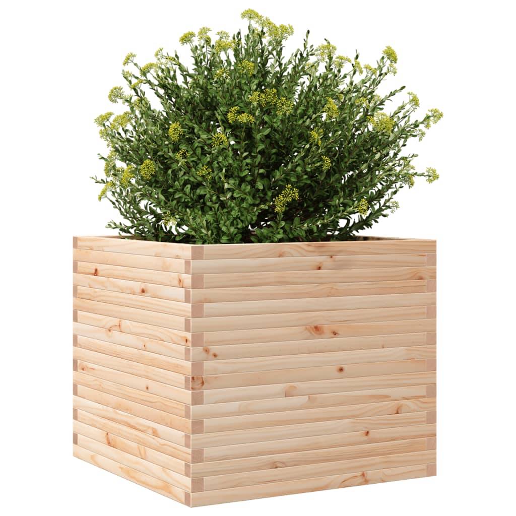 Maison Chic - Jardinière, Bac à fleurs, Pot de fleurs 80x80x68,5 cm bois de pin massif - Imagen 4