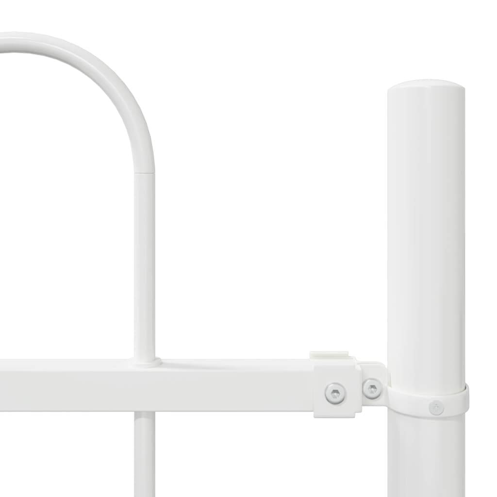 Maison Chic - Clôture de jardin - Panneau de clôture - Palissade Blanc 1.7 x 0.8 m Acier peint par poudre g448 - Image 5