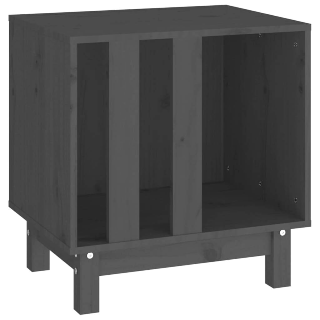 Vidaxl - Niche pour chien Gris 50x40x52 cm Bois de pin massif vidaXL 822473 - Imagen 2