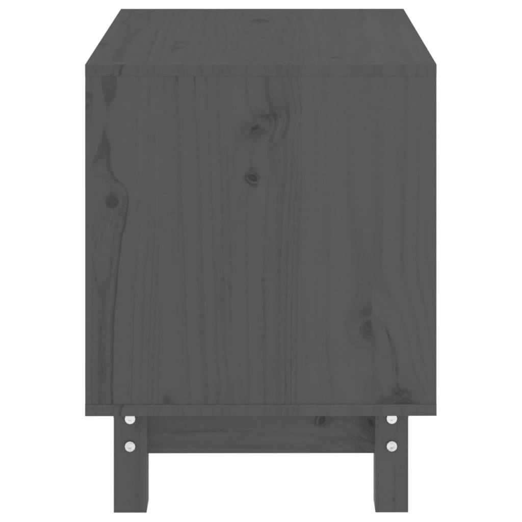 Vidaxl - Niche pour chien Gris 50x40x52 cm Bois de pin massif vidaXL 822473 - Imagen 7