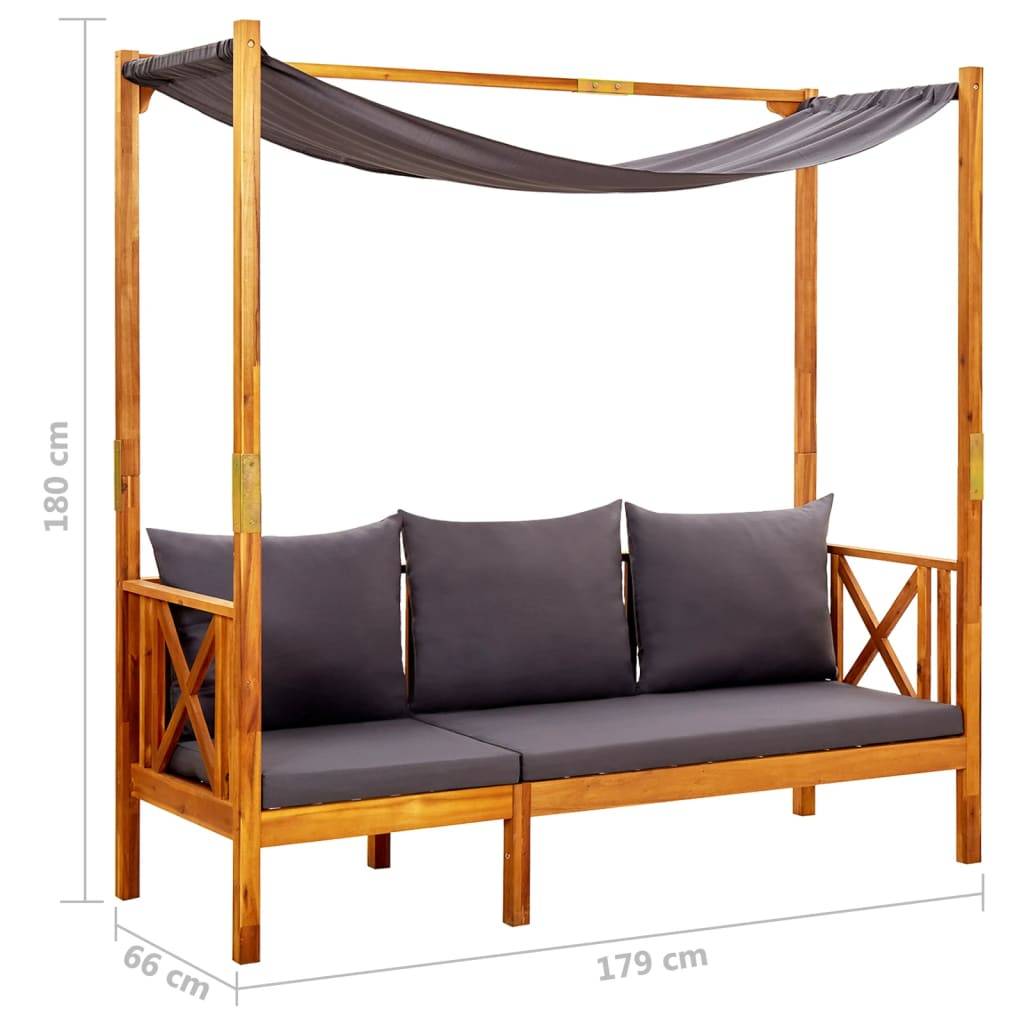 Prolenta Premium - Store banne Urven Gris 179 X 66 X 180 cm - P87209G - Image 8