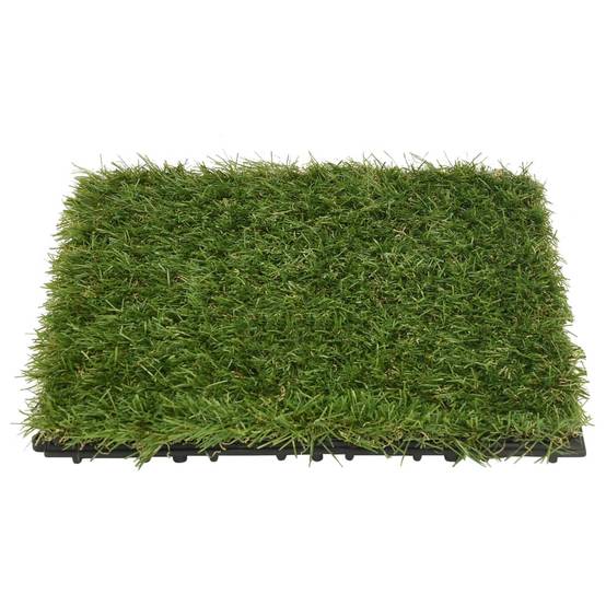 Vidaxl - Carreaux de gazon artificiel 22 pcs Vert 30x30 cm - Image 4