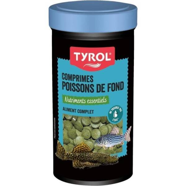 Tyrol - Aliment complet en comprimés - TYROL - 362890 - Poissons de fond - 250 ml