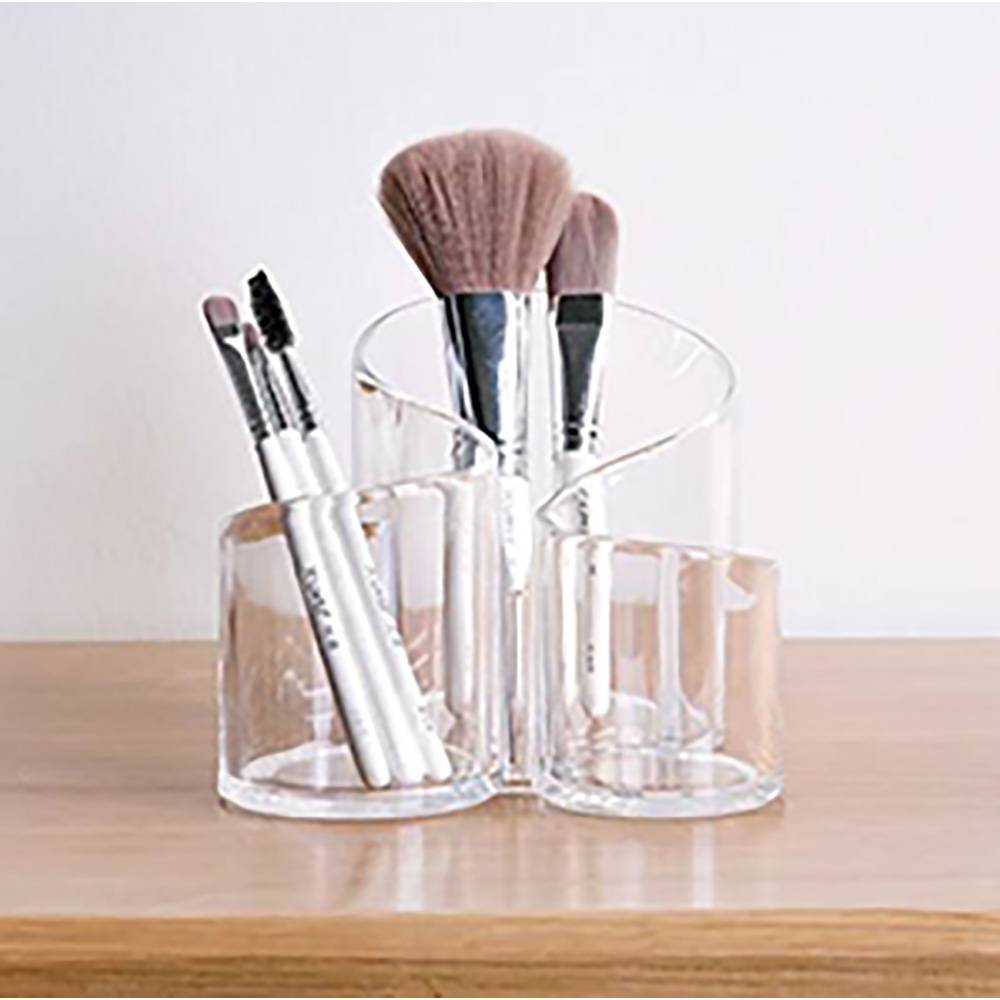 Dare Win Store - Boîte de rangement ronde pour maquillage 3 emplacements - Imagen 3