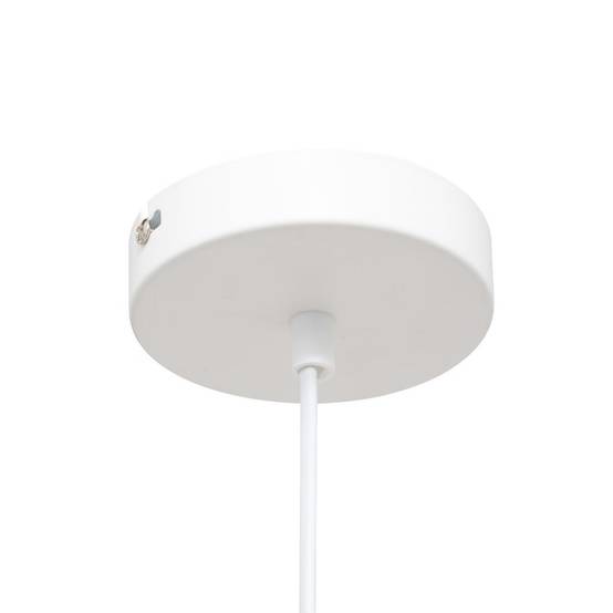 Lampe Suspension en Verre "Travis" 25cm Blanc - Image 4