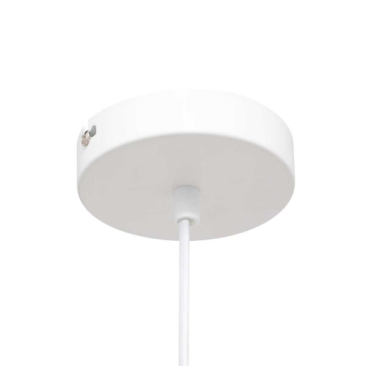 Lampe Suspension en Verre "Travis" 25cm Blanc - Image 4
