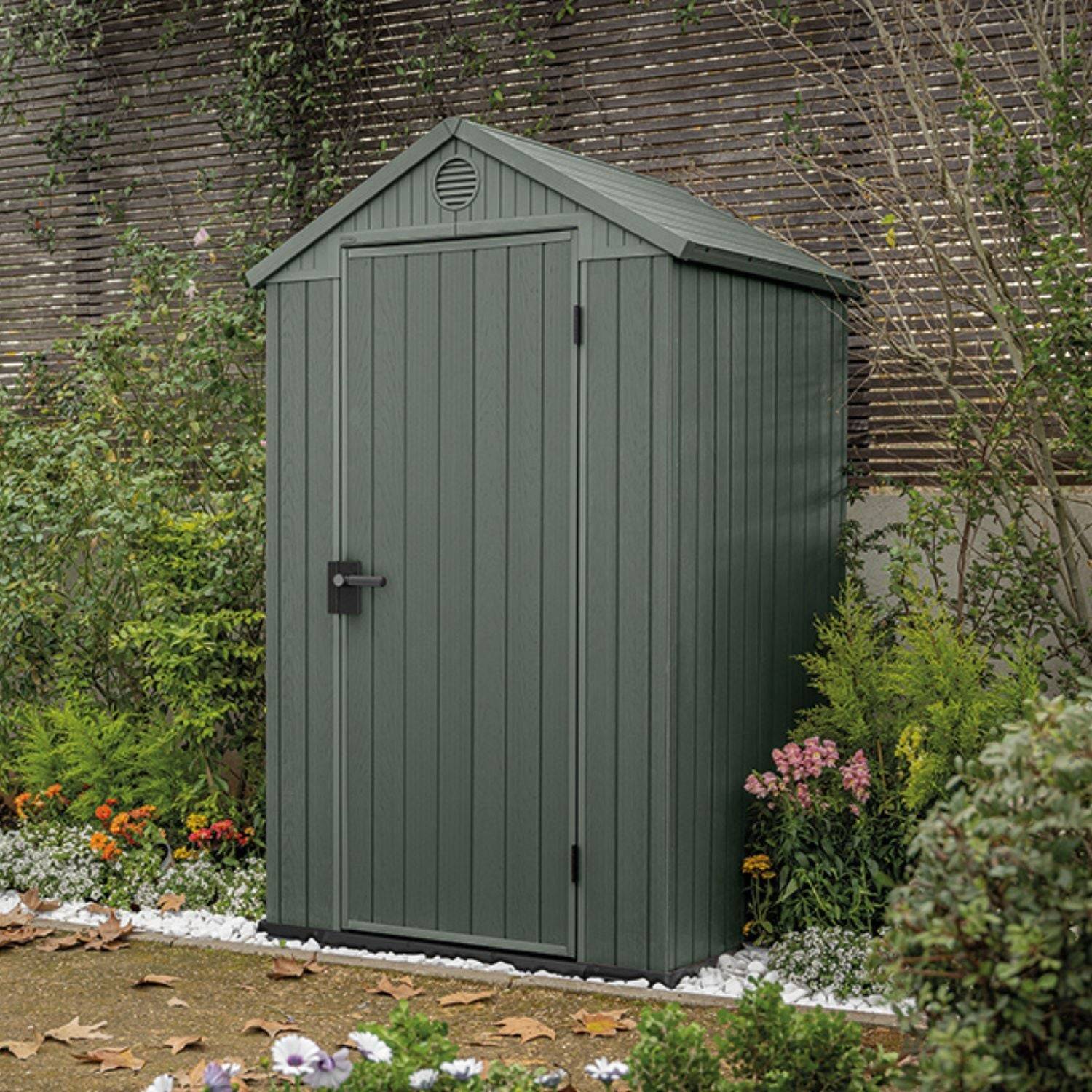 Keter - Abri de jardin DARWIN 4x4 Vert - Image 2