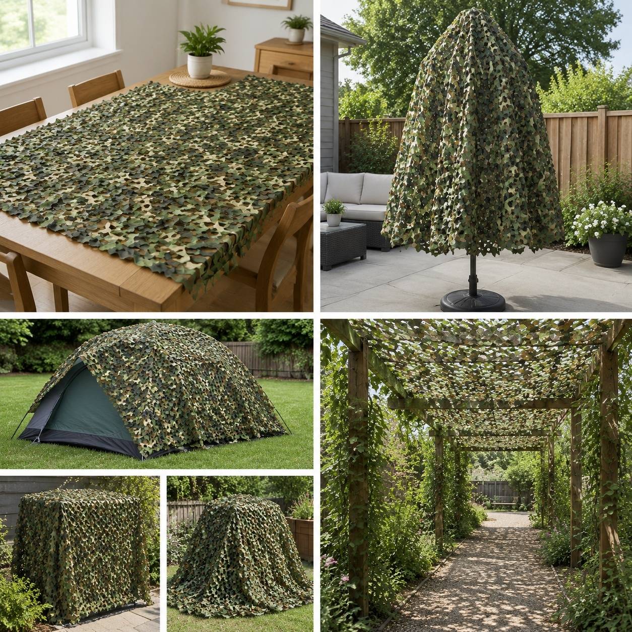 Filet Camouflage Protection Solaire Imperméable pour Abri Camping - Image 7