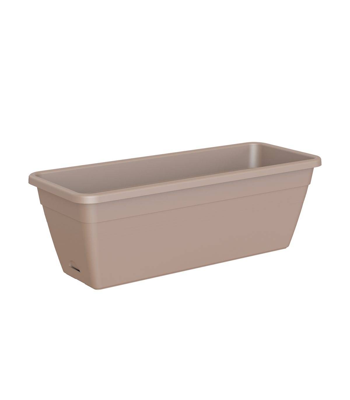 Artevasi - Jardinière avec réserve d'eau Venezia 50 cm Taupe - ARTEVASI