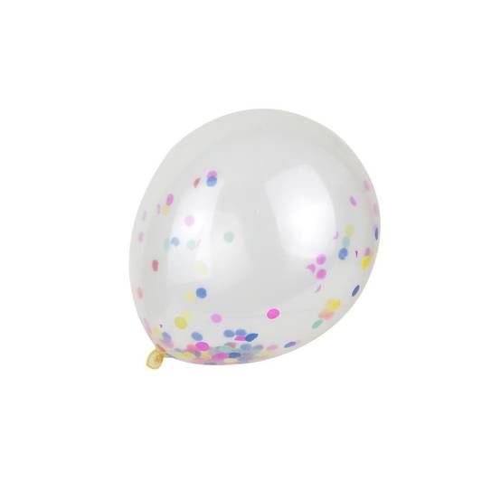 Party Time - Lot de 10 Ballons "Confettis" 4cm Multicolore - Image 1