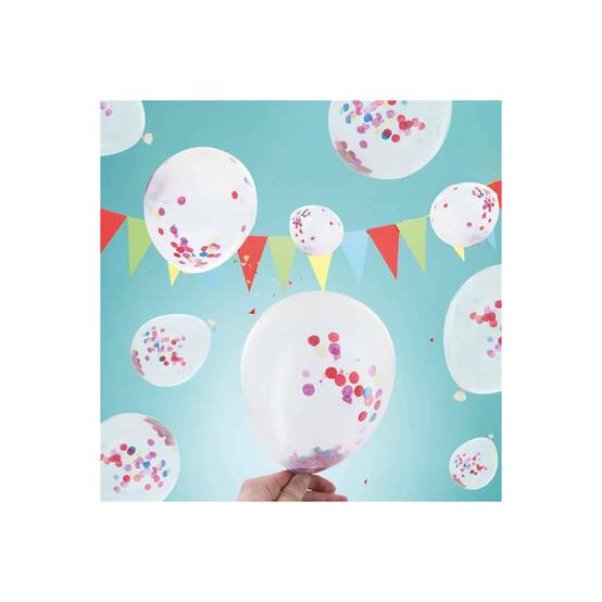 Party Time - Lot de 10 Ballons "Confettis" 4cm Multicolore - Image 2