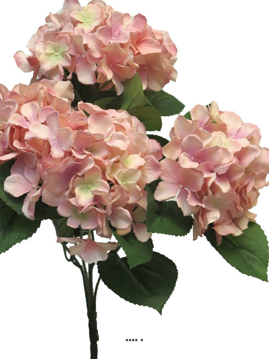 Artificielles - Bouquet d&rsquo;Hortensia artificiel en branche, H 45 cm Rose - BEST - couleur: Rose - Imagen 3