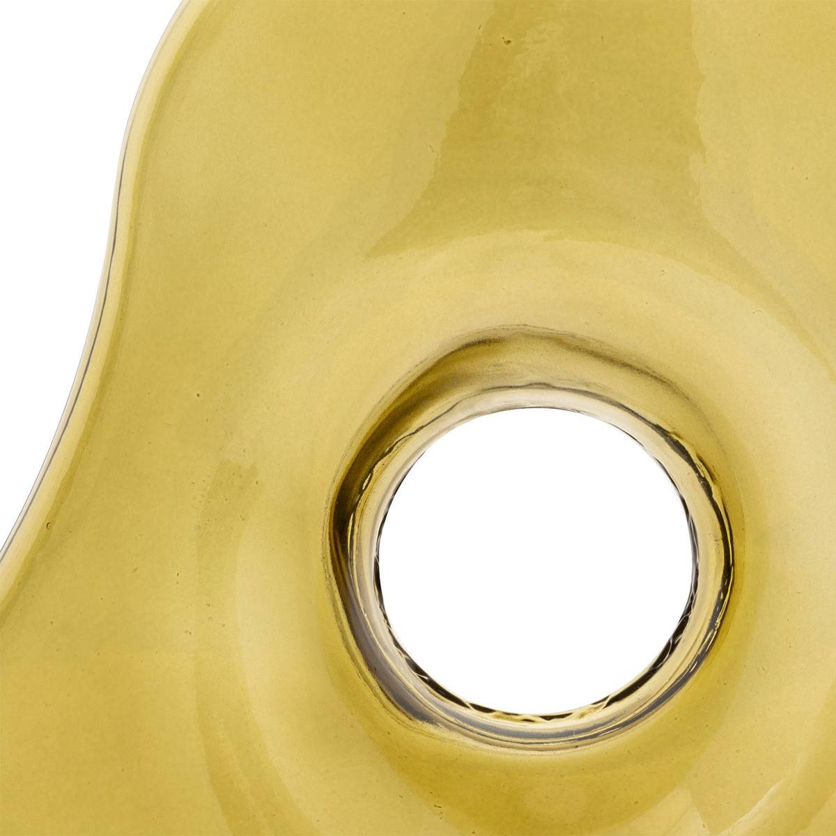 Vase déco en Verre Kaki H 25 cm - Image 2