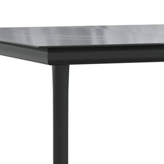 Vidaxl - Ensemble à manger de jardin 3 pcs noir textilène et acier vidaXL 3200682 - Image 4