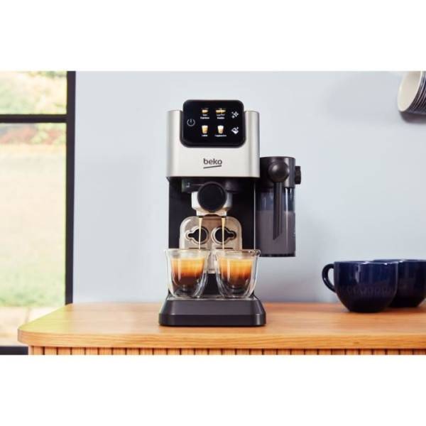 Beko - Machine a Cafe  expresso manuelle - BEKO - CEP5304X - 1628 W - 1,1 L - Argenté - Image 6