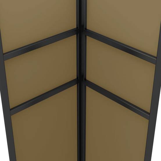 Tonnelle de Jardin Acier avec Double Toit et Éclairage LED Solaire pour Fêtes Taupe 3x3 m – ComfortXL Outdoor Living - Imagen 6
