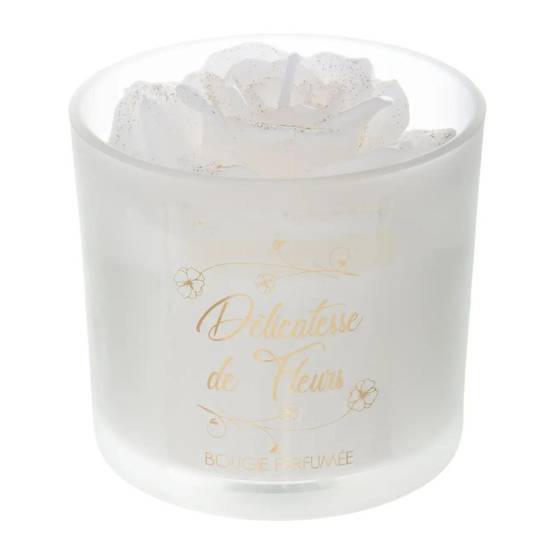 Bougie Parfumée "Délicatesse de Fleurs" 140g Citrus