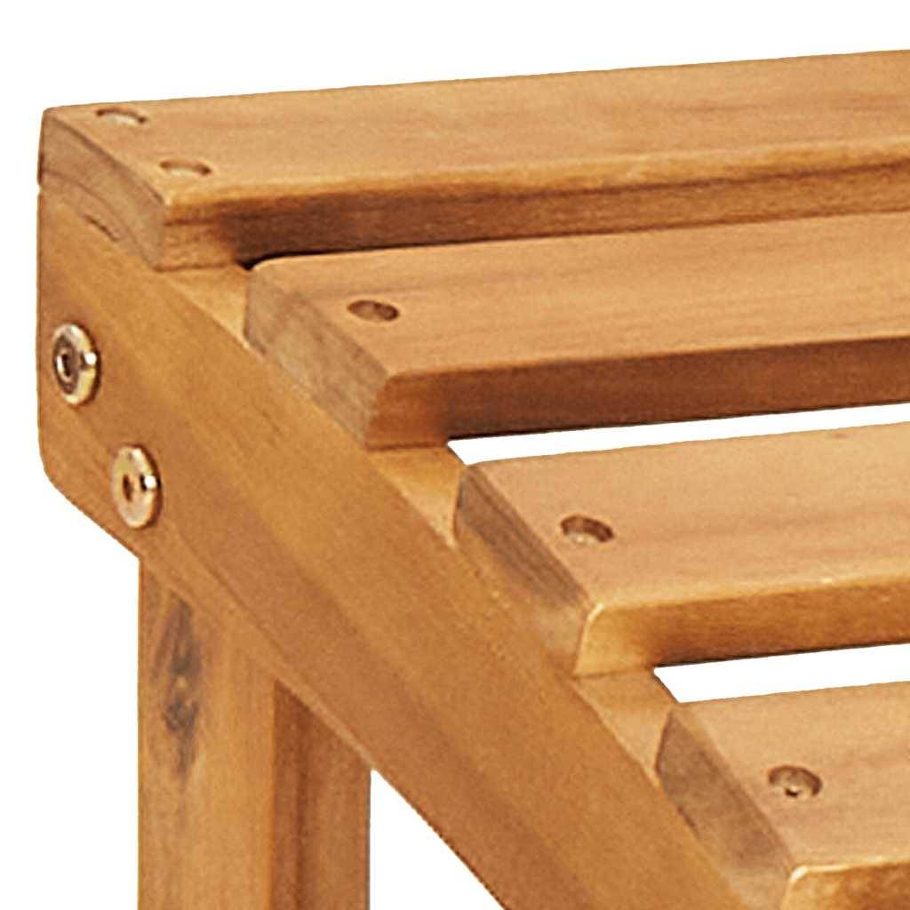 Vidaxl - Chaise de jardin Adirondack et repose-pied Bois d'acacia massif vidaXL 316831 - Imagen 4