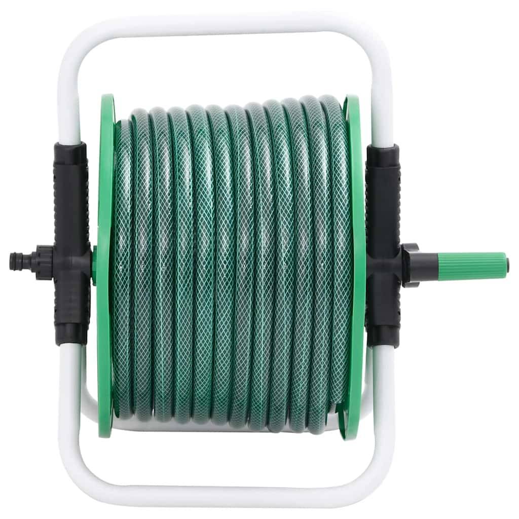 PANGIVO - Enrouleur de tuyau acier et plastique vert 40 x 30 x 41 cm - PANGIVO - Image 2