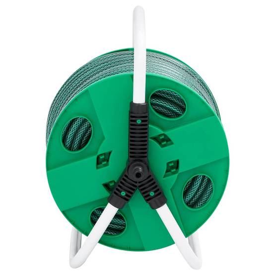 PANGIVO - Enrouleur de tuyau acier et plastique vert 40 x 30 x 41 cm - PANGIVO - Image 3