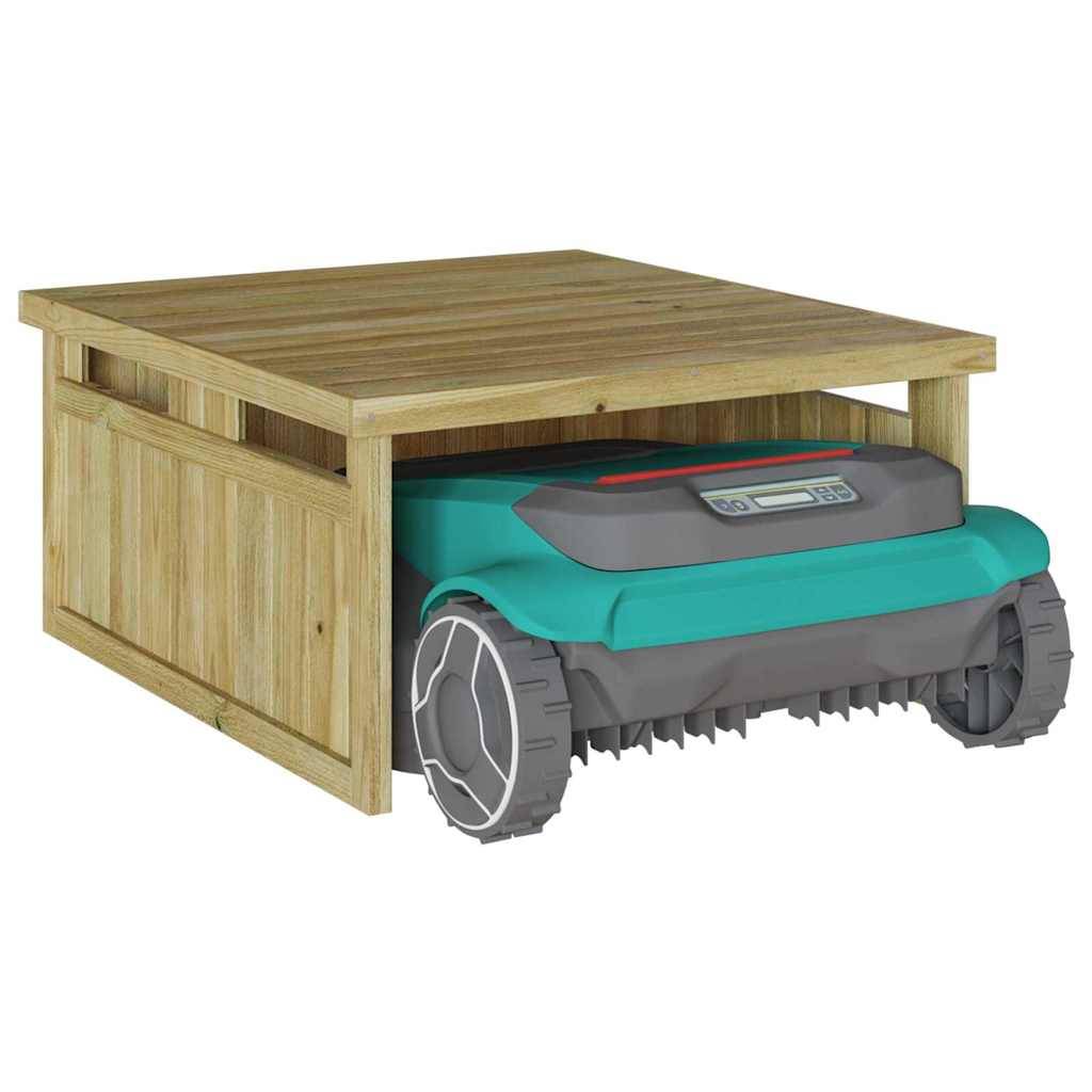 PANGIVO - Garage pour tondeuse bois de pin marron 73.5 x 81.5 x 38.5 cm - PANGIVO - Image 3