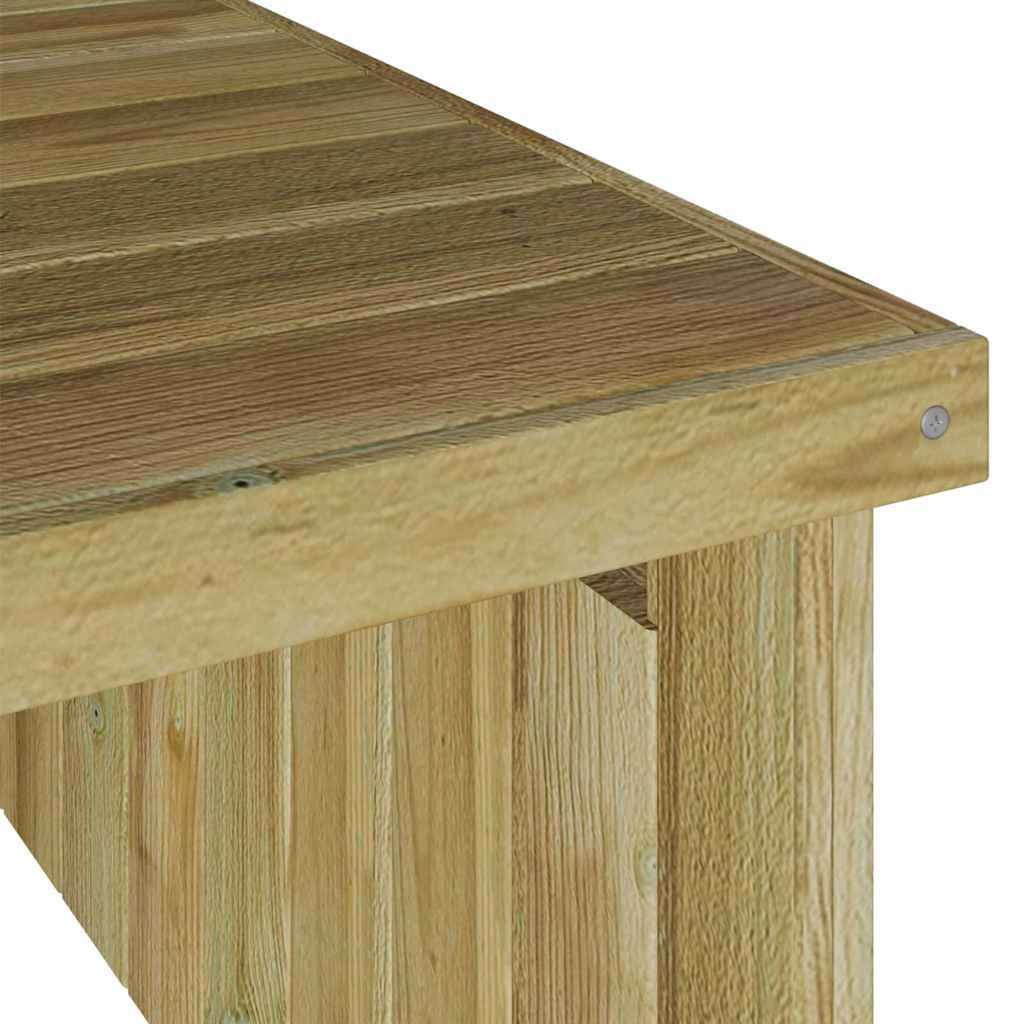 PANGIVO - Garage pour tondeuse bois de pin marron 73.5 x 81.5 x 38.5 cm - PANGIVO - Image 8