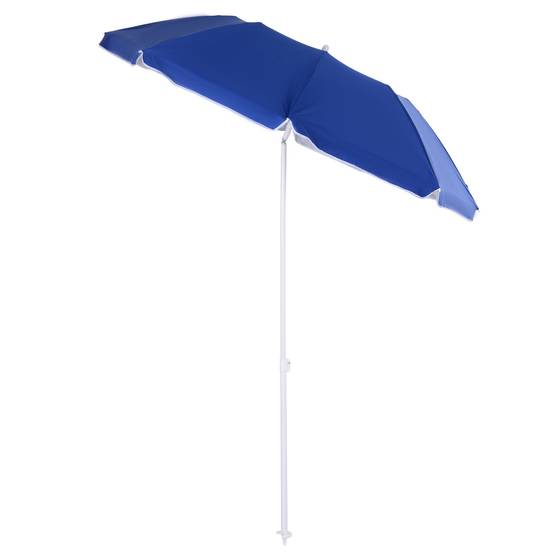 ComfortXL - Parasol inclinable octogonal polyester famille protection UV bleu Ø160 cm - ComfortXL Outdoor Living - Image 1