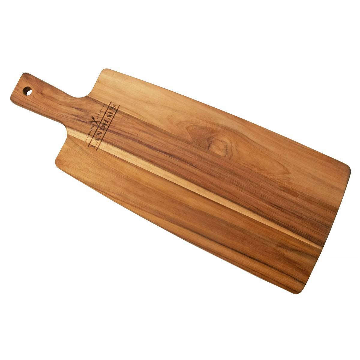 Planche de service en Teck L48 x l19 x H1,8 cm - Image 1
