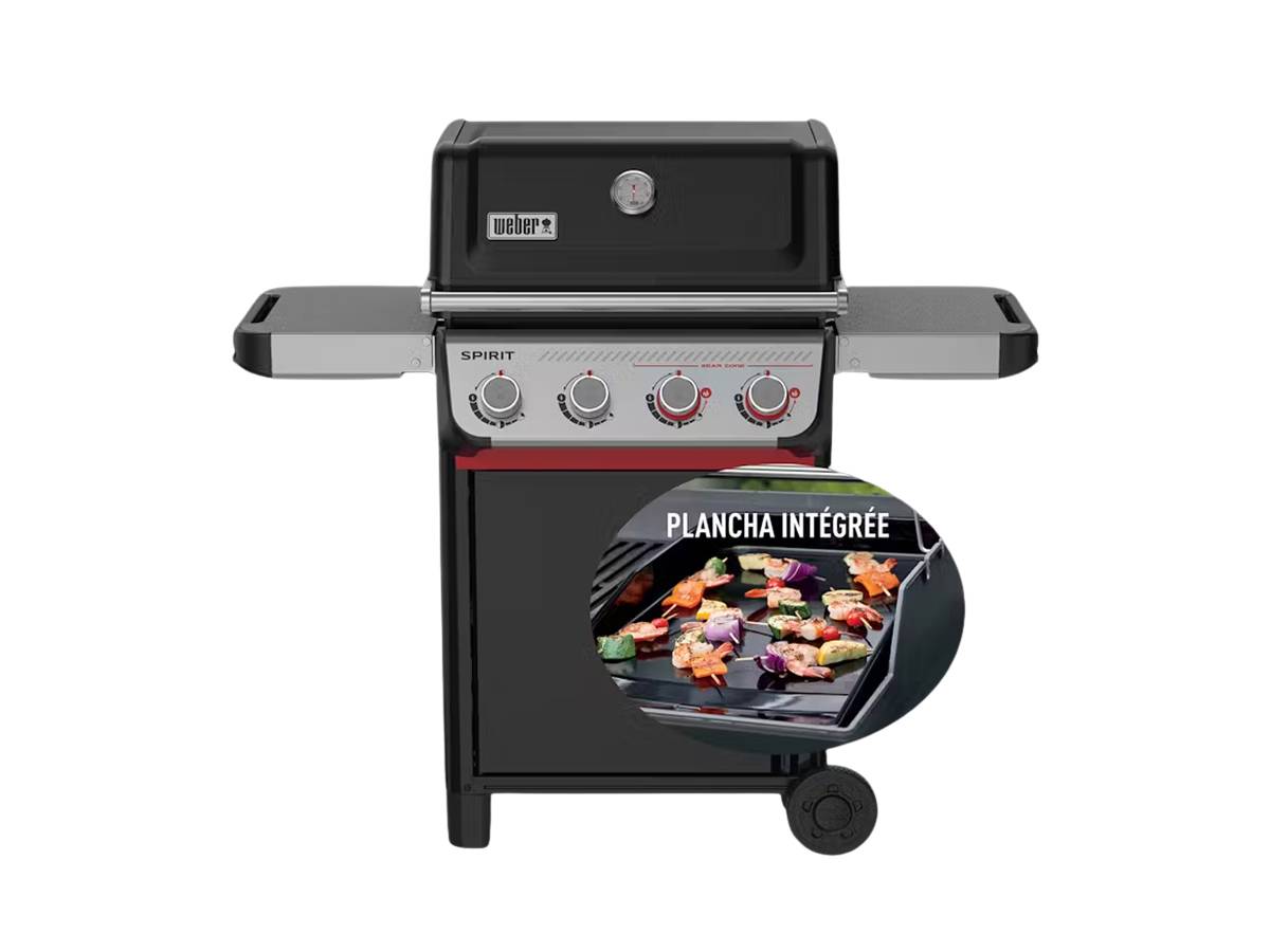 Weber - Barbecue à gaz Spirit E-425 mix plancha émaillée + Support pour boisson - Weber - Image 7