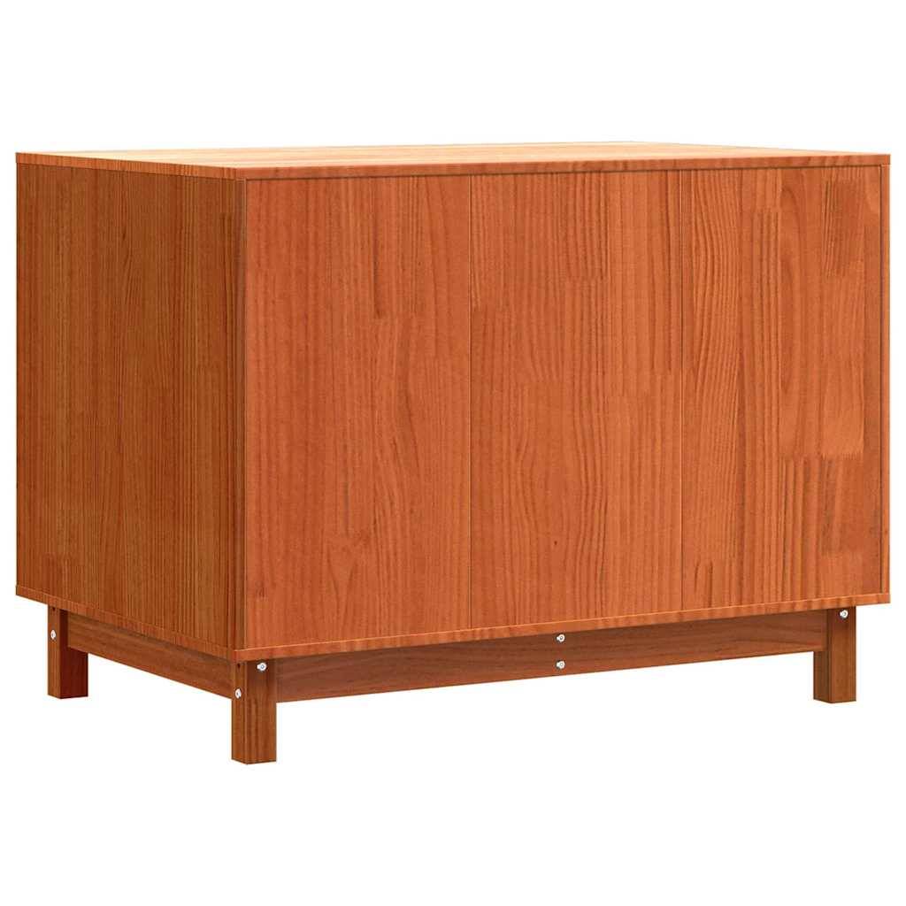 Maison Chien Pin Massif Design Moderne Abri Intérieur Durable Brun - ComfortXL Outdoor Living - Image 7