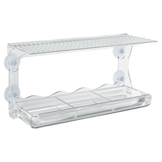 Lot de 2 Mangeoires de fenêtre pour oiseaux Acrylique transparent à ventouses – ComfortXL Pet Living - Image 3