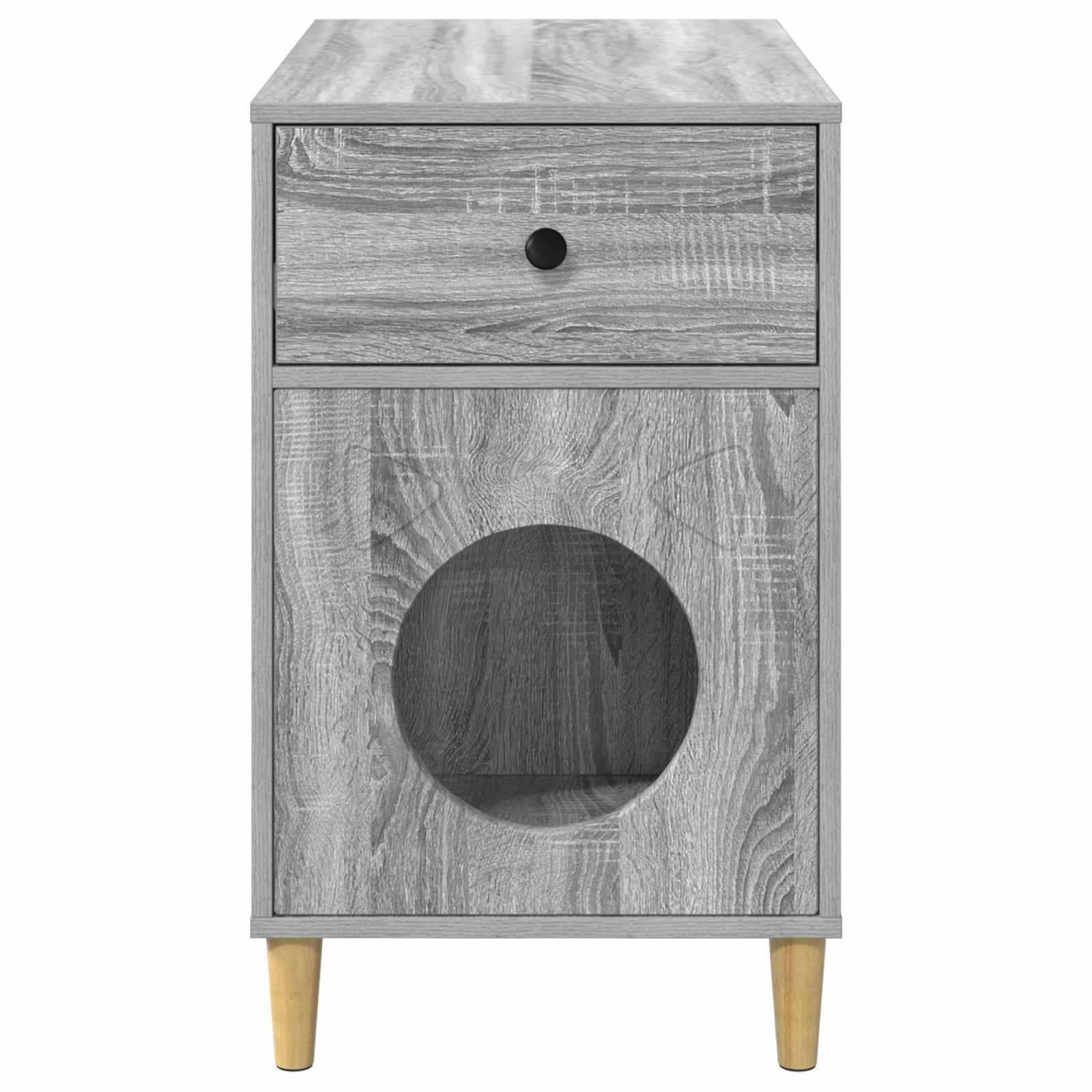 Vidaxl - Maison pour chat Gris Sonoma 72 x 42.5 x 70 cm vidaXL 8000686 - Image 8