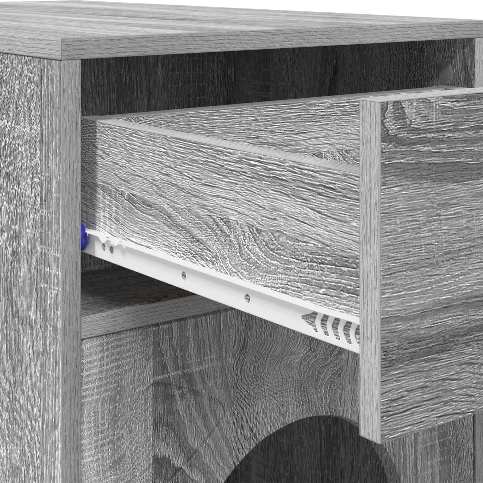 Vidaxl - Maison pour chat Gris Sonoma 72 x 42.5 x 70 cm vidaXL 8000686 - Image 10