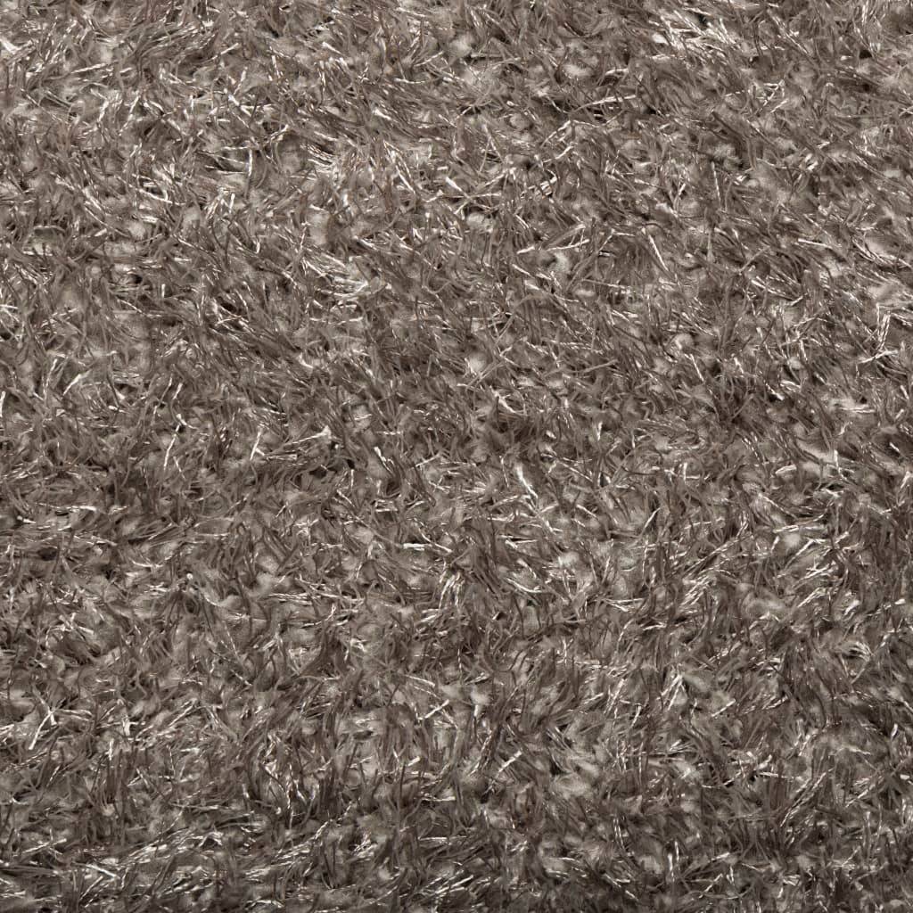 Tapis Rond ShaggyMoelleux Lavable Antidérapant pour Salon Chambre Gris Ø 100 cm – ComfortXL Outdoor Living - Image 9