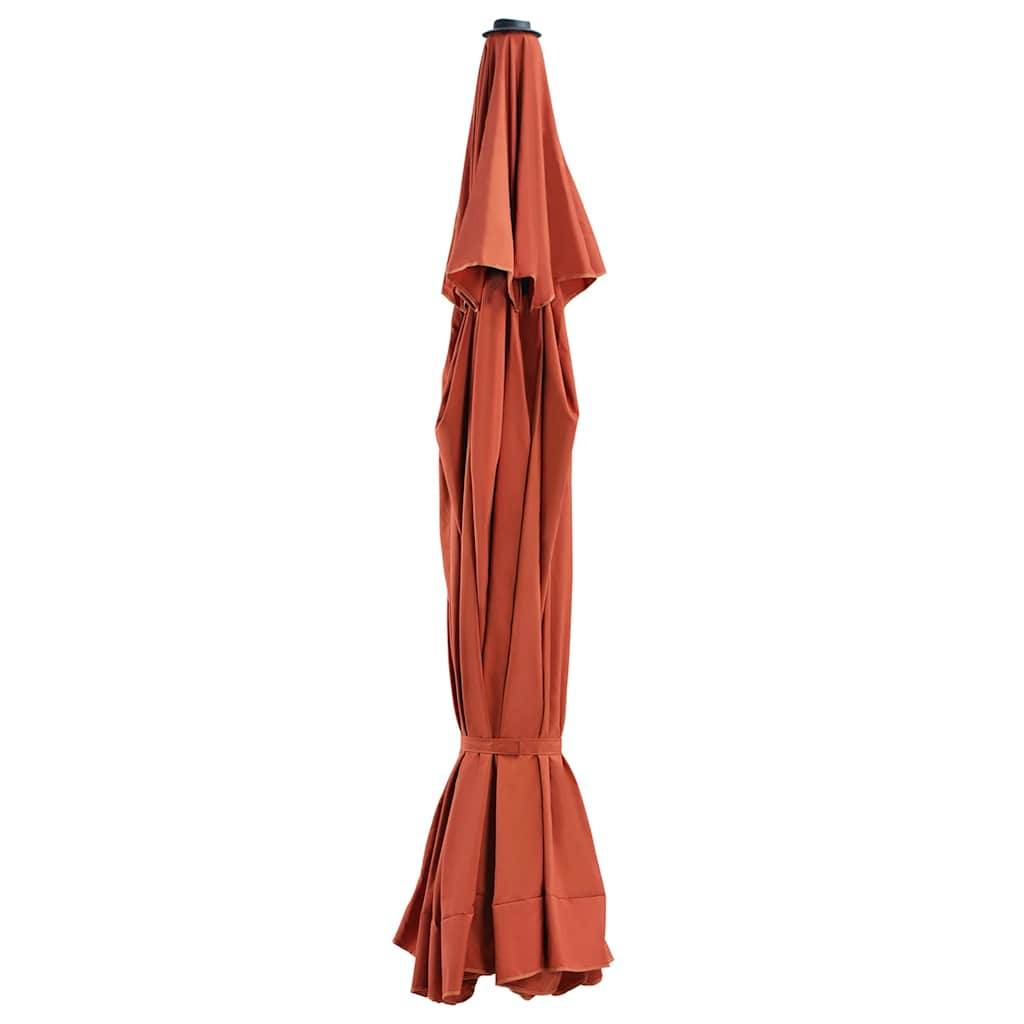 Vidaxl - Tissu de remplacement de parasol d'extérieur Terre cuite 515 cm vidaXL 312543 - Image 1