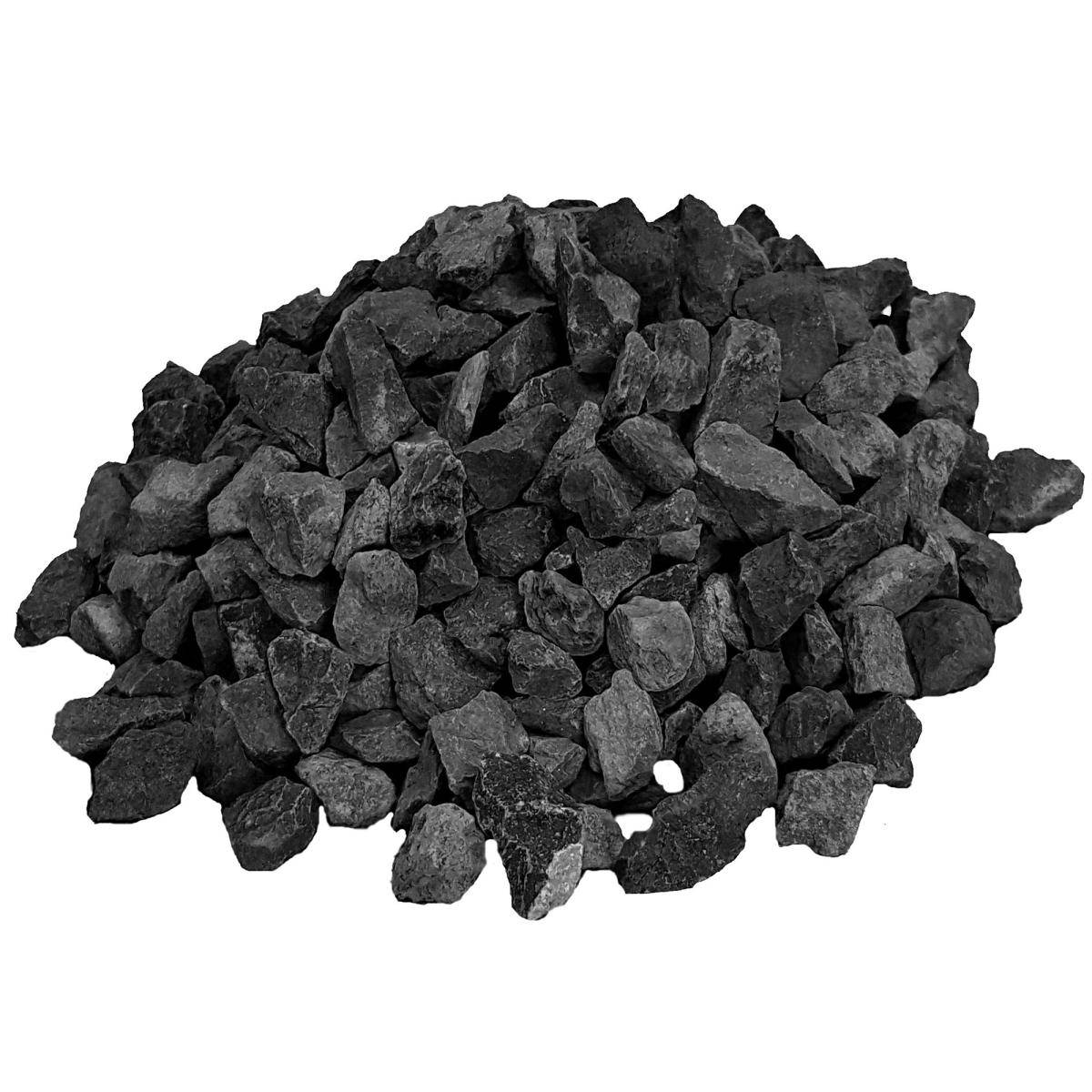 Arisac - Gravier en marbre noir 20 kg 8/14 mm (Lot de 2)