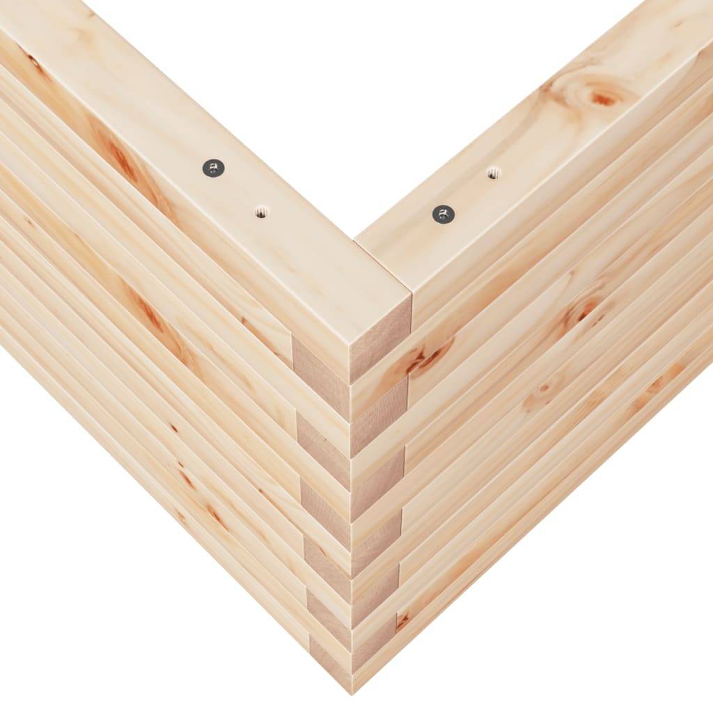 Maison Chic - Jardinière, Bac à fleurs, Pot de fleurs 60x60x45,5 cm bois de pin massif - Imagen 7