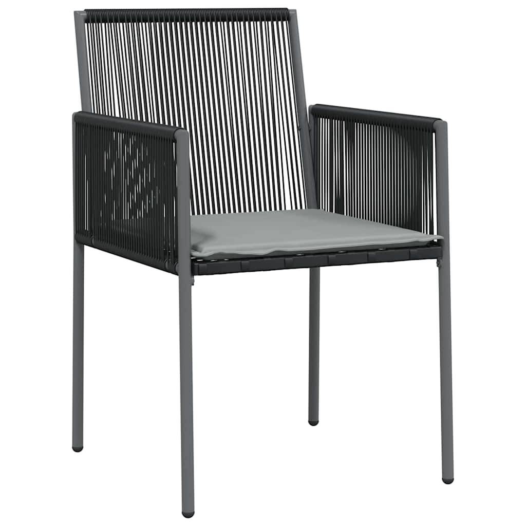 ComfortXL - Salon de Jardin 4 Places Résine Tressée Table à Manger et 4 Fauteuils pour Extérieur Noir – ComfortXL Outdoor Living - Image 6
