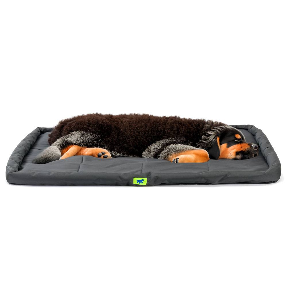 Ferplast - Ferplast Panier Chien Coussin Chien Grande Taille Tissu anti-rayures Matelas pour chien imperméable 122 x 76 x 5 cm.Noir - Imagen 4