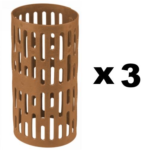 Gt Garden - Lot de 3 manchons de protection marron pour troncs d'arbre - GT GARDEN - Imagen 1