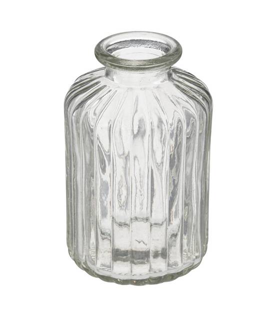 Lot de 3 Vases Soliflores en Verre strié - Image 4