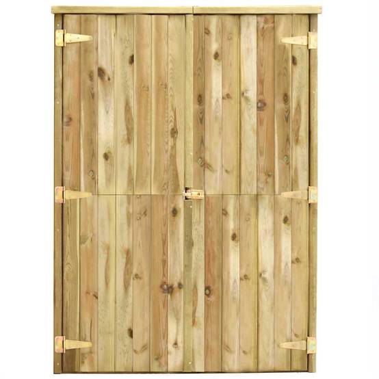 Vidaxl - Abri à outils de jardin 123x50x171 cm Pinède imprégnée vidaXL 46361 - Image 7