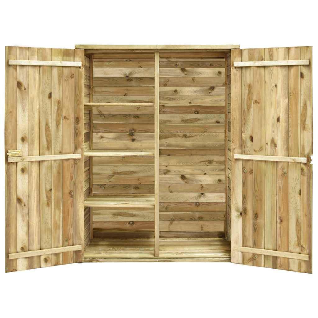 Vidaxl - Abri à outils de jardin 123x50x171 cm Pinède imprégnée vidaXL 46361 - Image 8