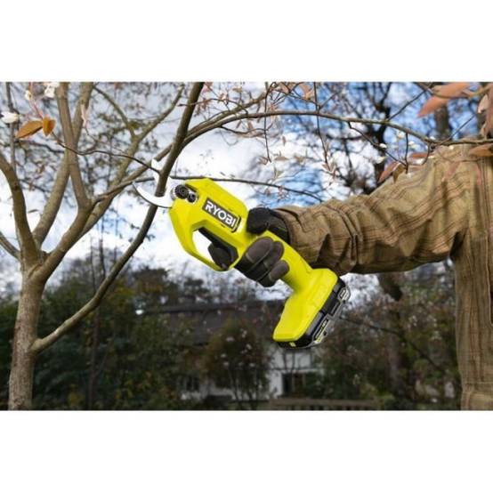 Ryobi - RYOBI - Sécateur 18V ONE+ - lames Bypass chromées en acier SK5 - capacité de coupe 25 mm - sans batterie ni chargeur - RY18SC - Image 6