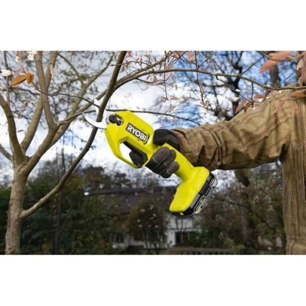 Ryobi - RYOBI - Sécateur 18V ONE+ - lames Bypass chromées en acier SK5 - capacité de coupe 25 mm - sans batterie ni chargeur - RY18SC - Image 6