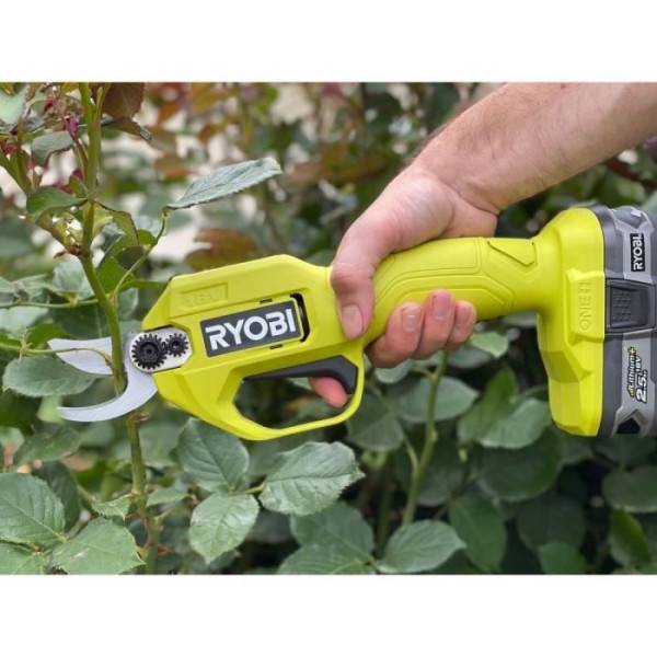 Ryobi - RYOBI - Sécateur 18V ONE+ - lames Bypass chromées en acier SK5 - capacité de coupe 25 mm - sans batterie ni chargeur - RY18SC - Image 5
